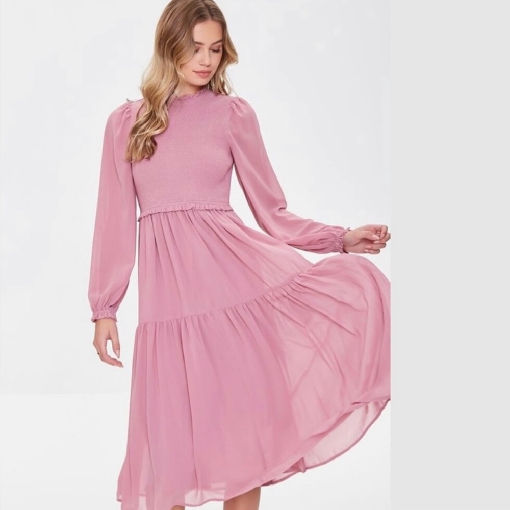 Forever 21 Women's Elegant Long Sleeve Dress Size XS
